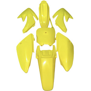 Plasticos Carenados CRF70 Pit Bike Amarillo