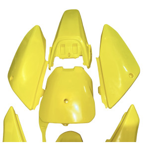 Plasticos Carenados CRF70 Pit Bike Amarillo