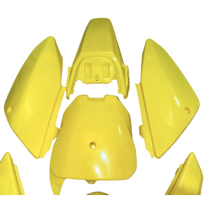 Plasticos Carenados CRF70 Pit Bike Amarillo