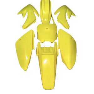 Plasticos Carenados CRF70 Pit Bike Amarillo