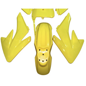Plasticos Carenados CRF70 Pit Bike Amarillo