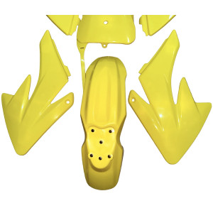 Plasticos Carenados CRF70 Pit Bike Amarillo