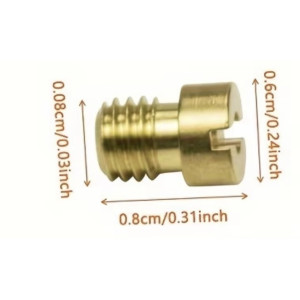 Kit 10 chicles dellorto M5 oko 110-132 rosca corta