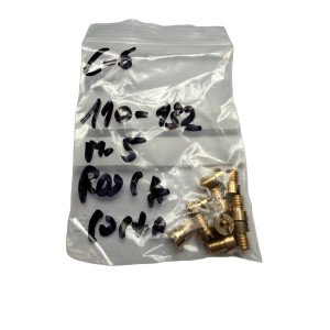 Kit 10 chicles dellorto M5 oko 110-132 rosca corta