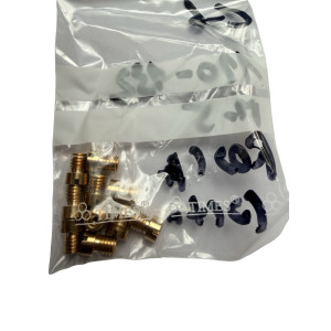 Kit 10 chicles dellorto M5 oko 110-132 rosca corta
