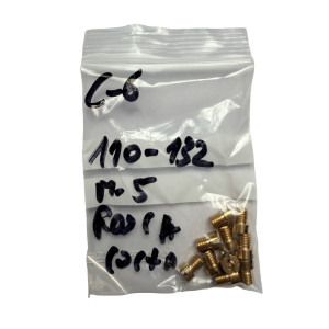 Kit 10 chicles dellorto M5 oko 110-132 rosca corta