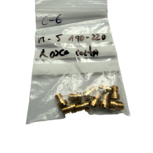 Kit 10 chicles dellorto oko m5 190-220 rosca corta