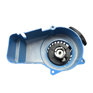 Tirador arrancador aluminio Azul minimoto