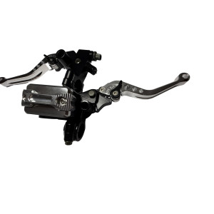 Bomba de freno y Maneta de Embrague universal plata