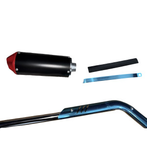 Tubo escape pit bike CRF50