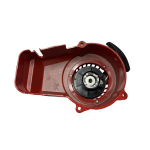 Tirador arrancador aluminio rojo minimoto