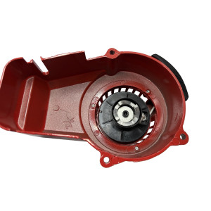 Tirador arrancador aluminio rojo minimoto