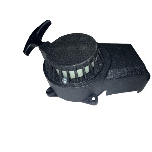 Tirador arrancador aluminio negro minimoto