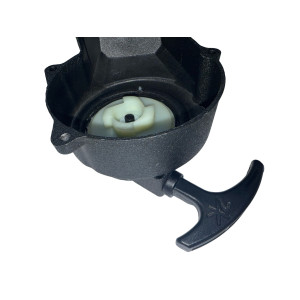 Tirador arrancador aluminio negro minimoto