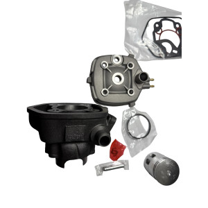 Cilindro 70cc Minarelli horizontal Aerox / Jog RR 8 transfer