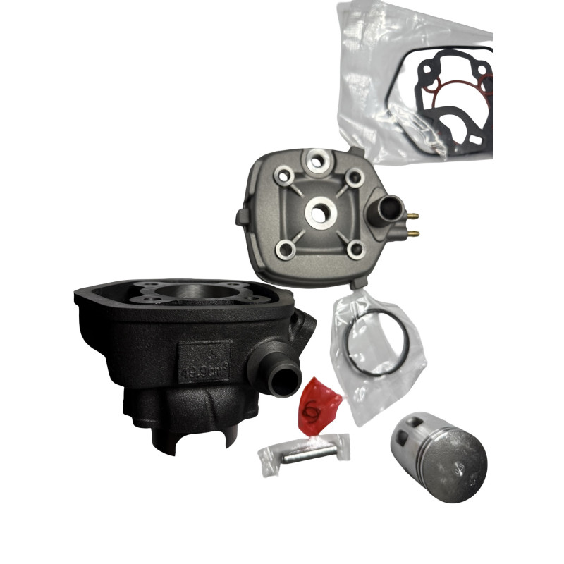 Cilindro 70cc Minarelli horizontal Aerox / Jog RR 8 transfer