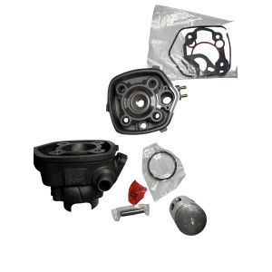 Cilindro 70cc Minarelli horizontal Aerox / Jog RR 8 transfer