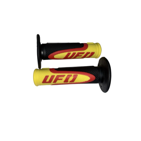 Puños Goma Ufo Amarillo/Negro/Rojo