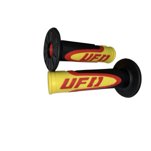 Puños Goma Ufo Amarillo/Negro/Rojo